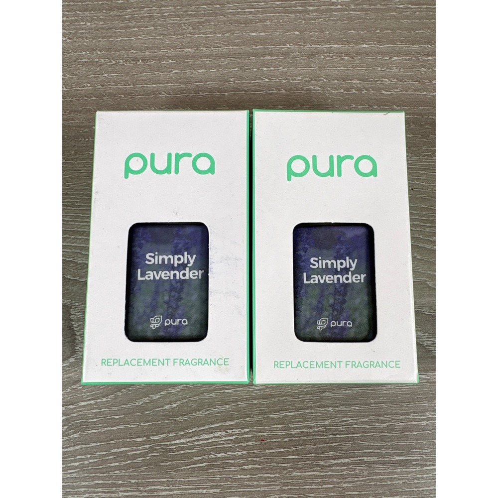 Pura Simply Lavender Replacement Fragrance Refill Set of 2 Smart Home Diffuser